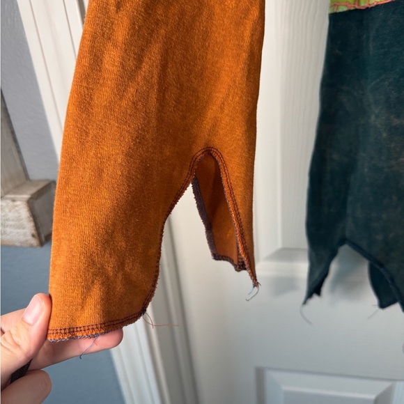 KPC Hippie Patchwork Boho Floral Color Blocking Flowy Sleeve Size Medium - Picture 3 of 8